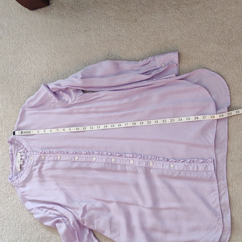 Linen blend Loft button down - Picture 5 of 6